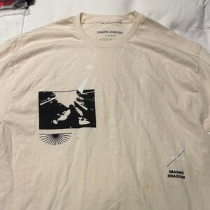Imagine Dragons official Long sleeve Cream colored merch T-Shirt (new)